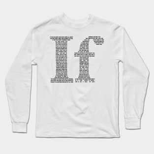 If - Rudyard Kipling | Black Long Sleeve T-Shirt